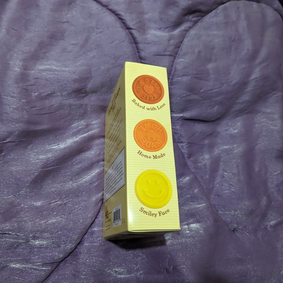 Mrs Anderson's Silicone Cookie Stamps Trio Smiley Home Made With Love! New - Picture 5 of 9